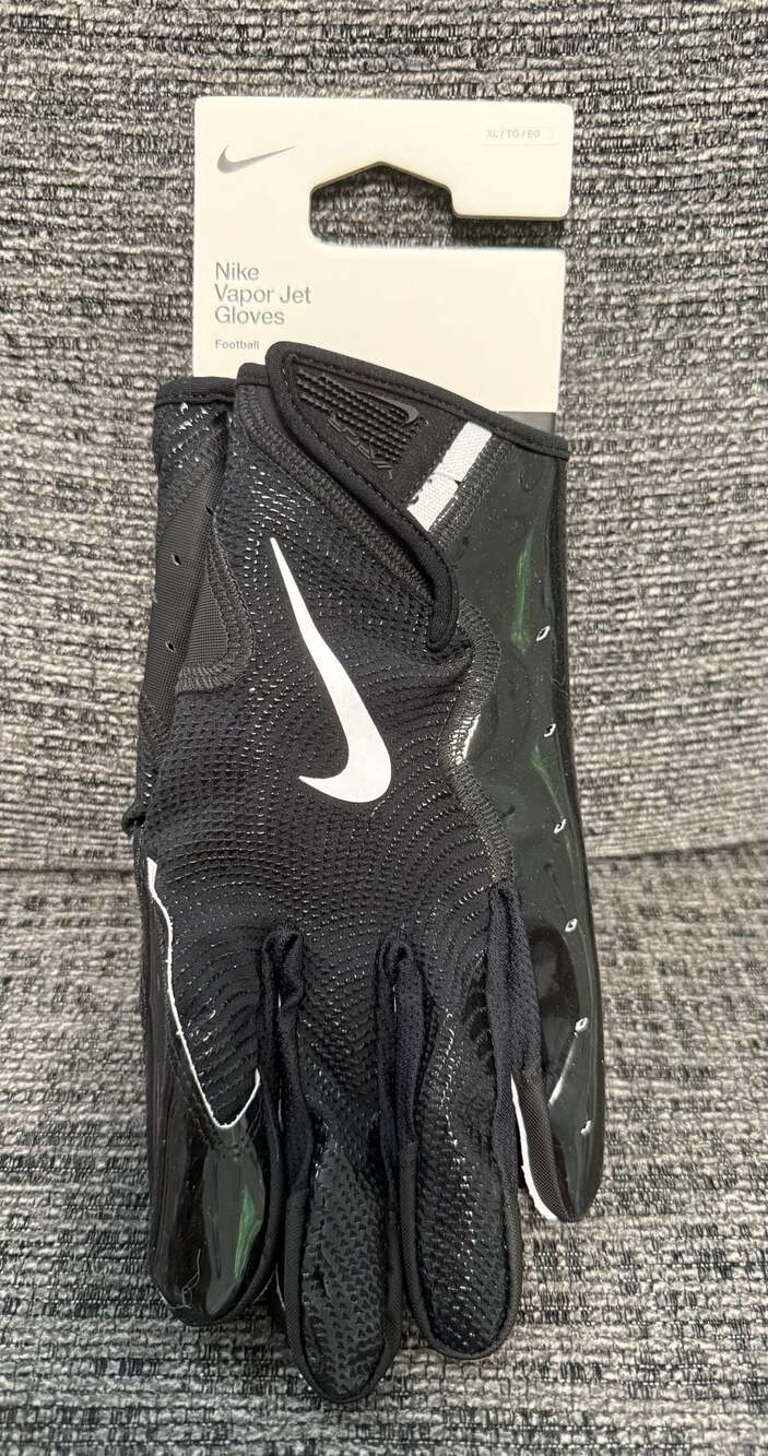 Nike Vapor Jet Football Gloves Black XL